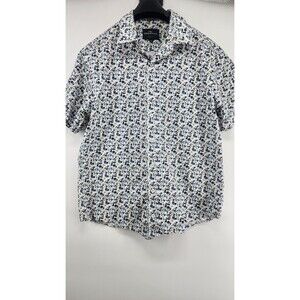 Rodd & Gunn Men's Size Medium White Sports Fit Floral Button Down Shirt
